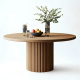 An elegant dining table made of solid oak for the living room or kitchen, to order! No. 19