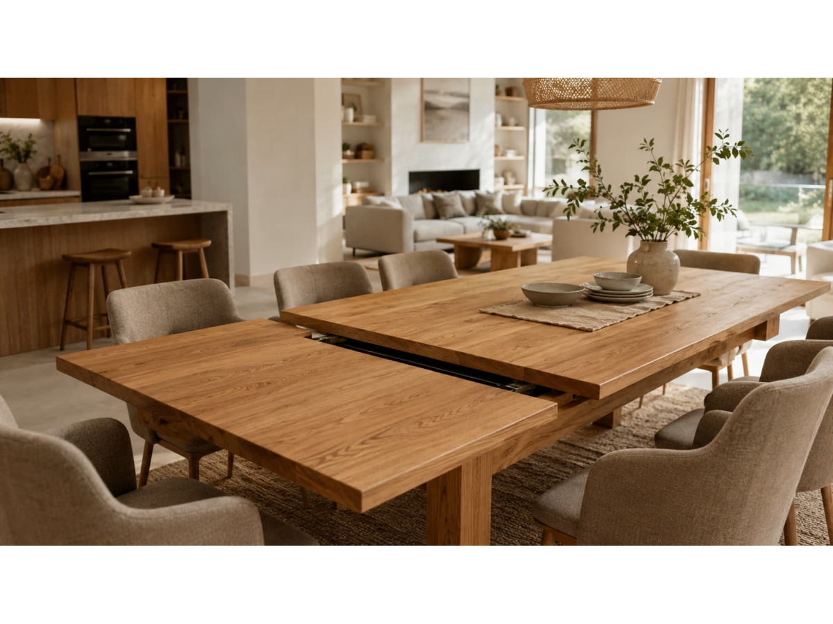 Extendable solid wood table: pros, cons and what to check before buying