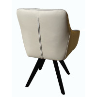 Wygodna sofa Crystal Luxe wyróżnia się drewnianymi nogami i stylowym wzornictwem.