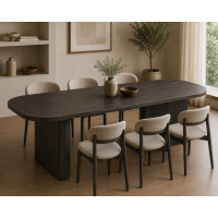 Ovaler Designertisch, für Büro, Geschäft, Verhandlungen, Zuhause, Wohnzimmer Vincent