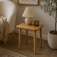 Oak coffee table with wooden legs Lord