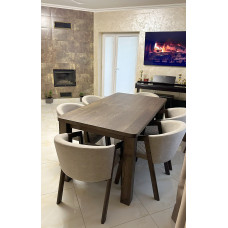  YNWood — стіл, створений з любов’ю до форми (розсувний, масив дуба, авторський проект).