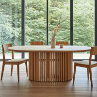 Ein eleganter Esstisch aus massiver Eiche für Wohnzimmer oder Küche, auf Bestellung! Nr. 16