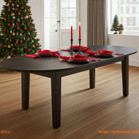 Ein eleganter Esstisch aus massiver Eiche für Wohnzimmer oder Küche, auf Bestellung! Nr. 7