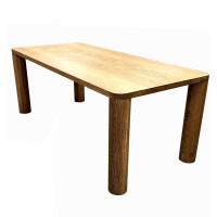 Designer oval table, for the living room, kitchen, for business, made of Arizona solid oak