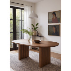 Розкладний обідній стіл із масиву дуба Domare — елегантність, практичність і сучасний дизайн