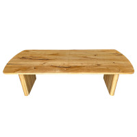 Epoxy - a table made of oak with a live edge and epoxy resin for home and business