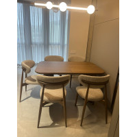 Ausziehbarer Esstisch aus massiver Eiche 140×90 + 40 cm Lviv - die perfekte Wahl für Ihre Küche, Ihr Wohnzimmer oder Ihr Esszimmer