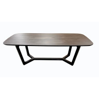 Designer-Esstisch für Wohnzimmer, Küche oder Geschäft aus massivem Eichenholz