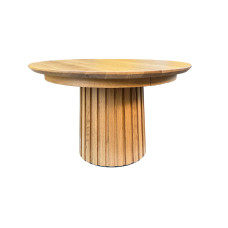 Transform – Designer Klapptisch aus massiver Eiche, rund (oval) für Küche und Wohnzimmer
