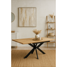 Обідній розкладний стіл з масиву дуба Versal — елегантність та універсальність для вашого дому  