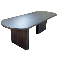 Designerski stół owalny, do biura, firmy, negocjacji, domu, salonu Vincent